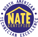 North American Technician Excellence (NATE Certified Technicians)
