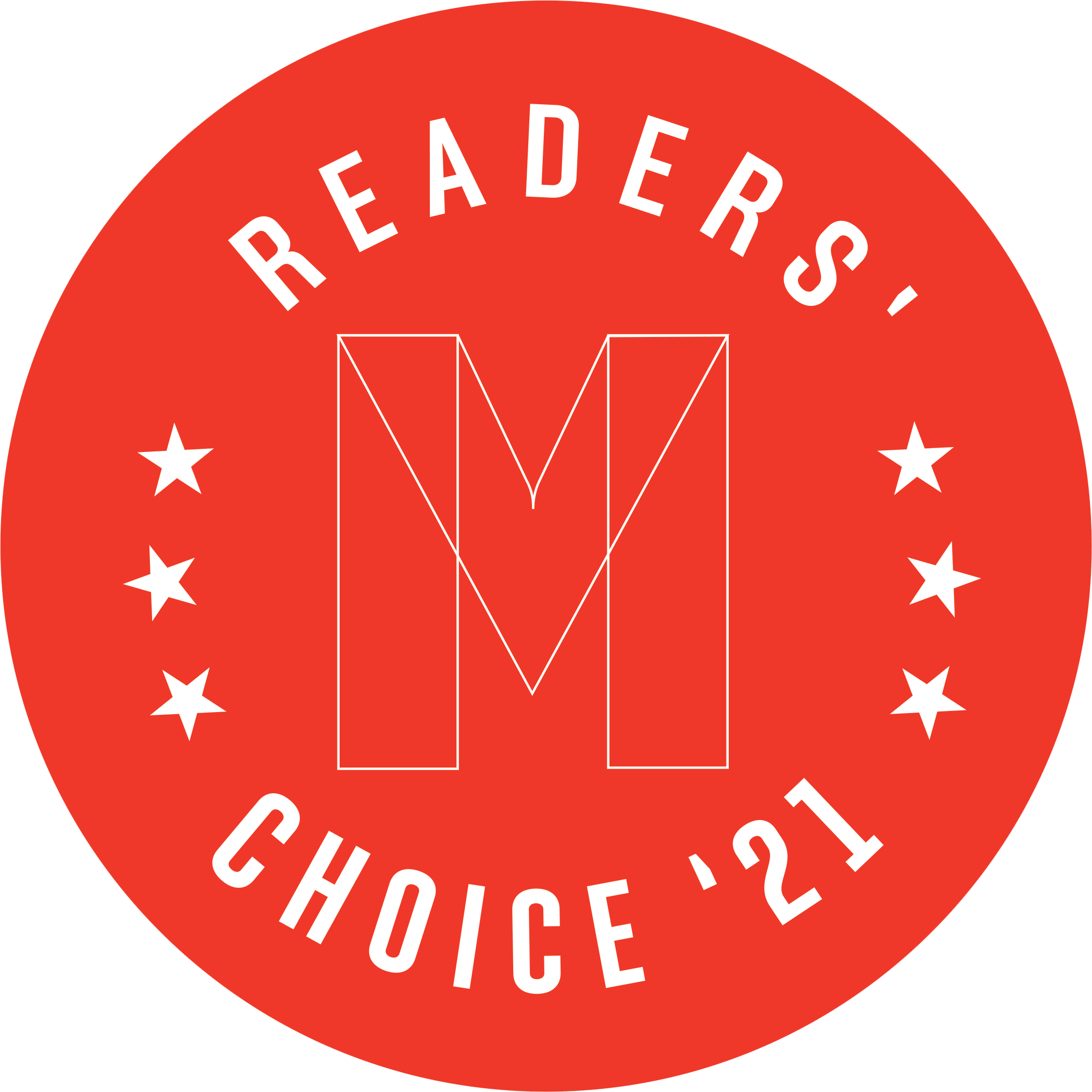 readers choice 2020 logo