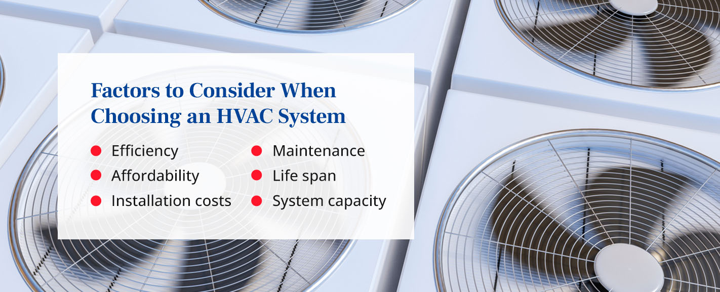 Factors to Consider When Choosing an HVAC System